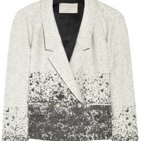 $1680 JASON WU RUNWAY WOOL BLEND SHORT COAT*8 - Picture 8 of 8